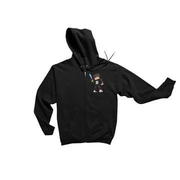 Black1200 - Blackie Cipzáros kapucnis pulóver